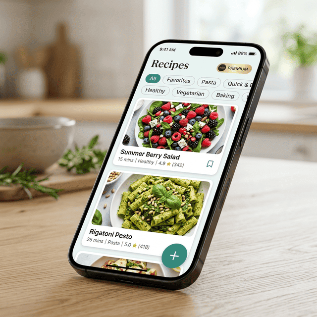 Mise App Mockup